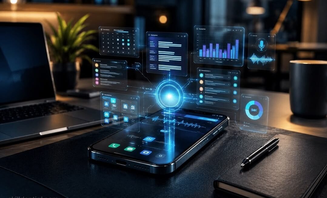 AI banking solutions dashboard showing fraud detection and financial analytics