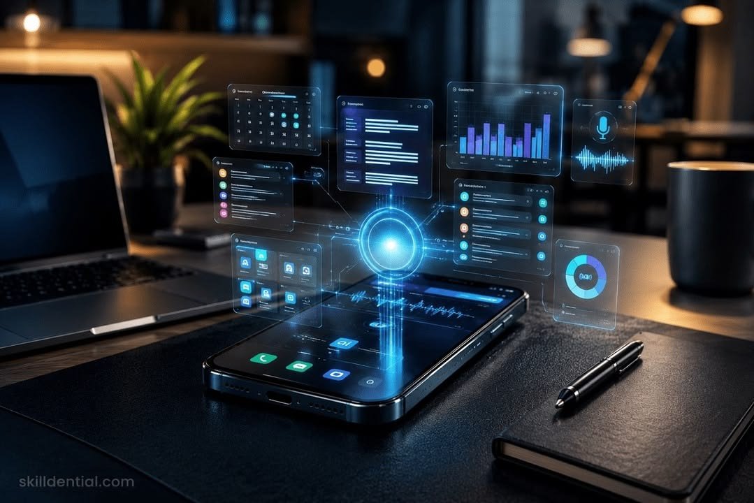 AI banking solutions dashboard showing fraud detection and financial analytics