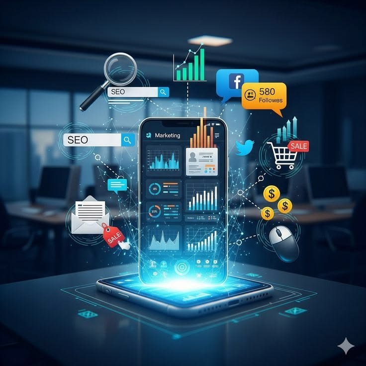 AI real estate solutions dashboard showing property analytics and lead management