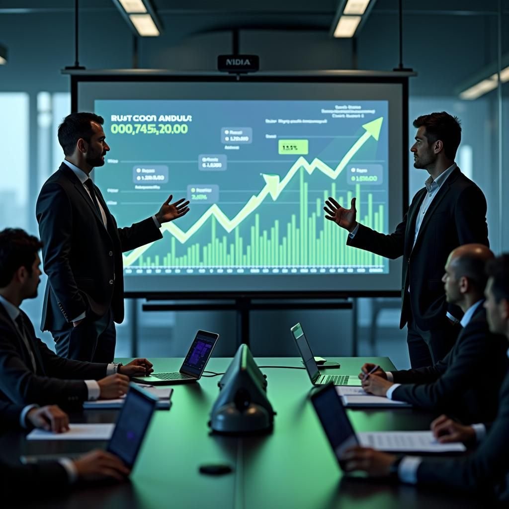 AI finance solutions dashboard showing financial analytics and fraud detection