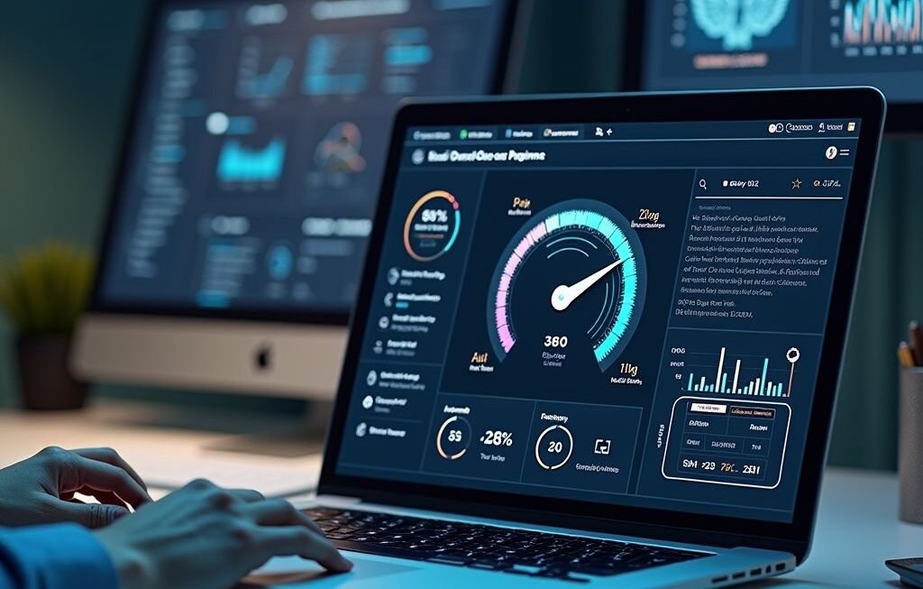 AI hospitality solutions dashboard showing hotel bookings and guest analytics