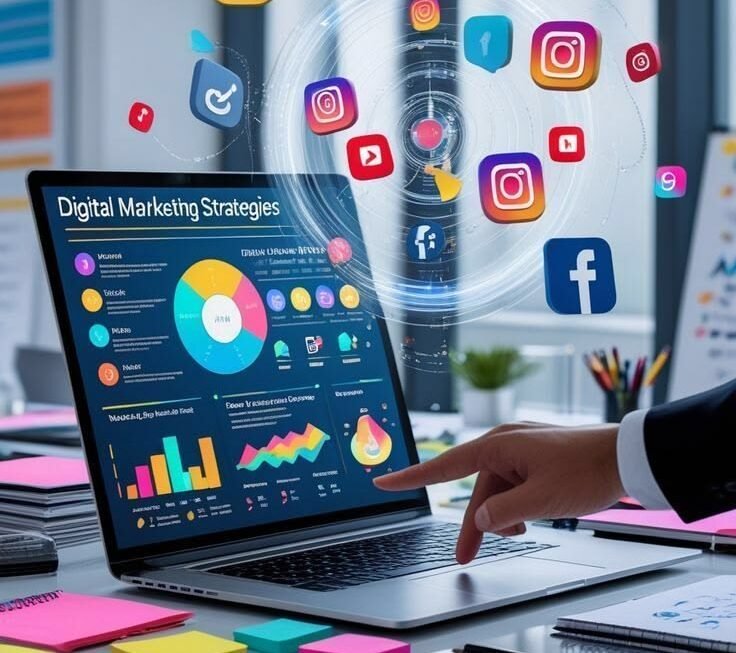 AI financial management dashboard analyzing business financial data